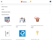 Tablet Screenshot of hexco.com
